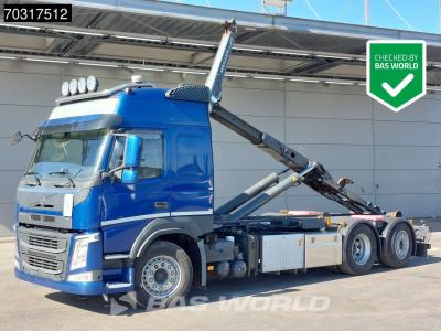 Volvo FM 6X2 Meiller RS 21 65 containersystem Lift+Steering axle Automatic VEB+ Euro 6 sold by BAS World B.V.
