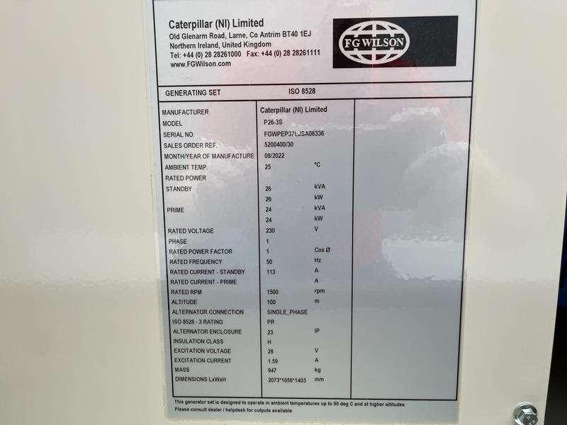 FG Wilson P 26 - 3 S Photo 5