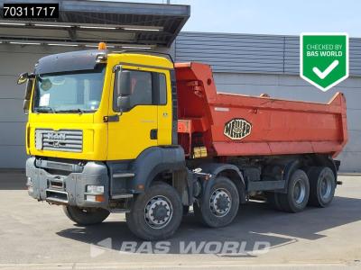 Man TGA 41.440 TGA 8X8 8x8 18m3 Meiller tipper Steelsuspension Big-Axle Manual Euro 4 sold by BAS World B.V.