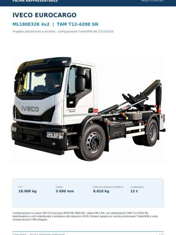 Iveco EUROCARGO ML180E32 K Photo 2