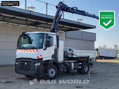 Renault C 430 4X2 NEW! HIAB X-Hiduo 138 Crane 6m3 Dautel 3-Side tipper Euro 6 sold by BAS World B.V.