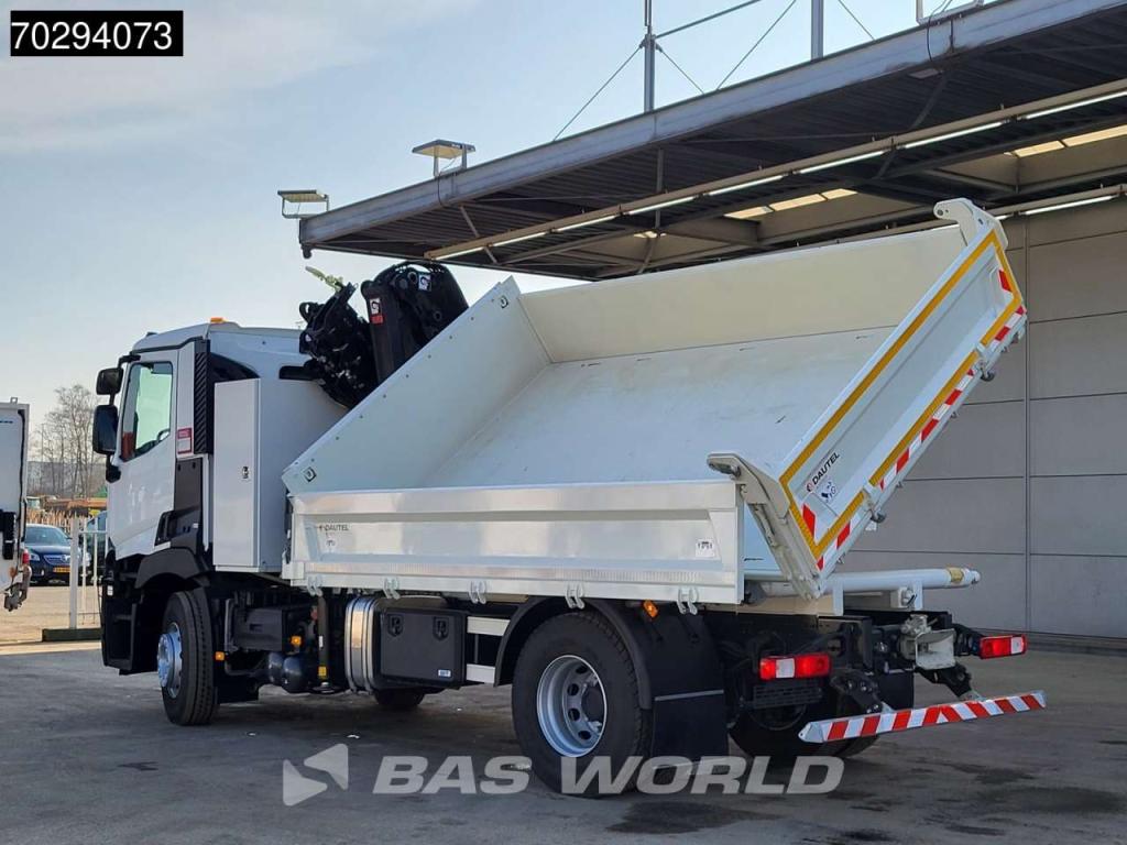 Renault C 430 4X2 NEW! HIAB X-Hiduo 138 Crane 6m3 Dautel 3-Side tipper Euro 6 Photo 14