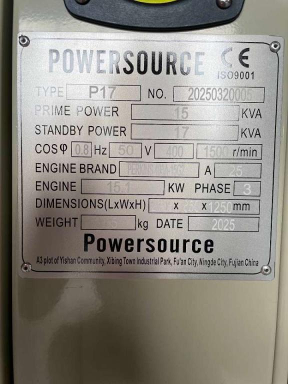 Perkins 403A-15G2 - 17 kVA Generator - DPX-19800.1 Photo 6