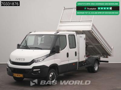 Iveco Daily 35C14 Kipper Dubbele Cabine Dubbellucht 3,5t Trekhaak Airco Cruise Kist Euro6 Benne Kieper Ai sold by BAS World B.V.