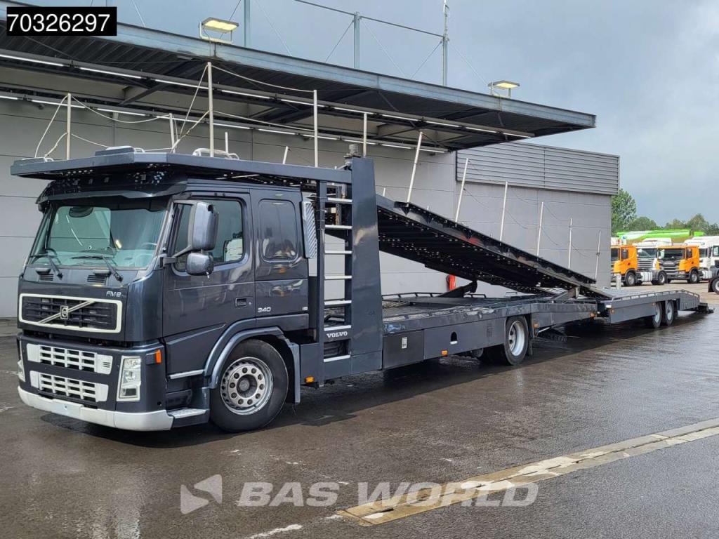Volvo FM 340 FM 4X2 Tijhof Car transporter Full Air suspension Automatic Euro 3 Photo 11