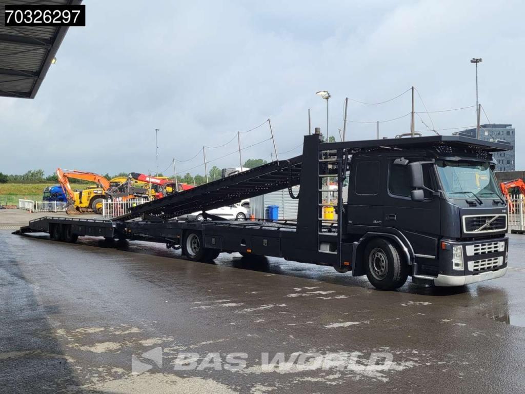 Volvo FM 340 FM 4X2 Tijhof Car transporter Full Air suspension Automatic Euro 3 Photo 13