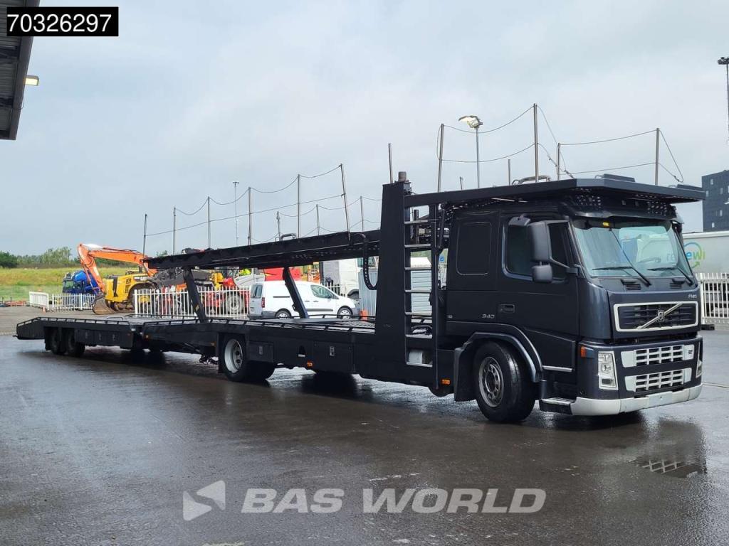 Volvo FM 340 FM 4X2 Tijhof Car transporter Full Air suspension Automatic Euro 3 Photo 3