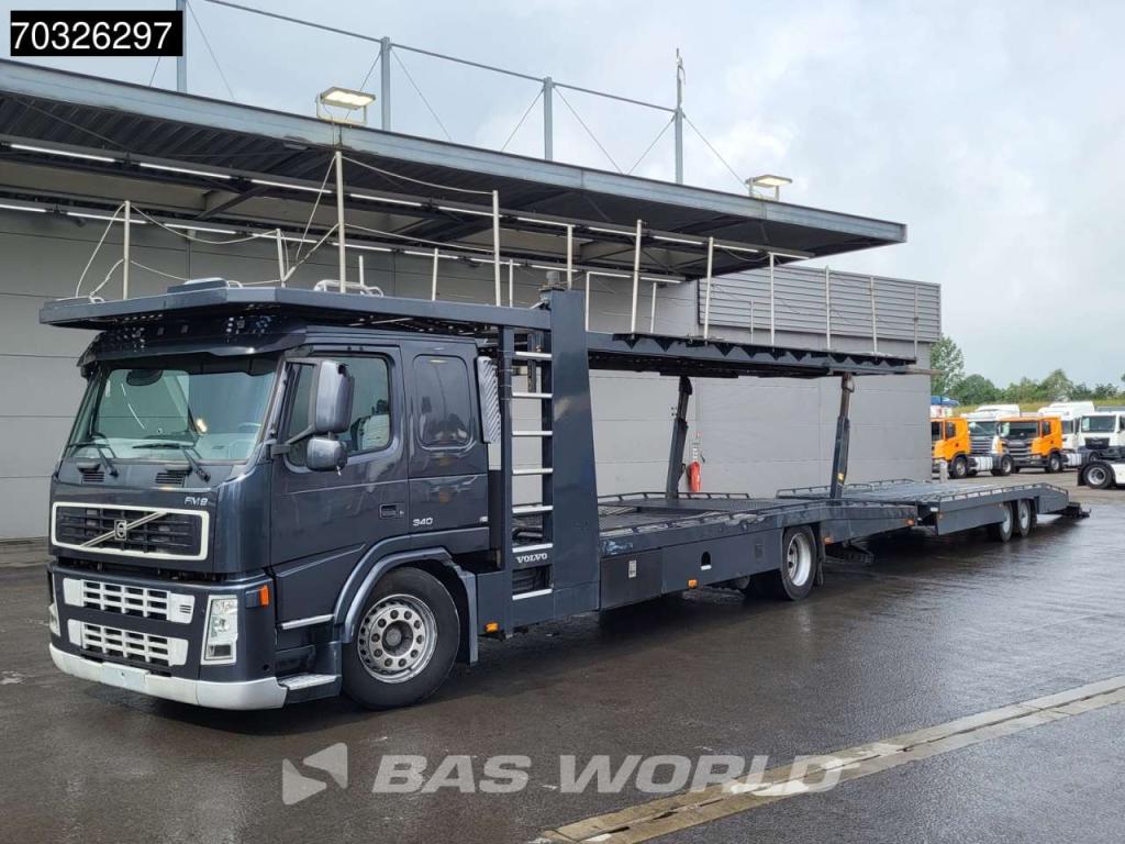 Volvo FM 340 FM 4X2 Tijhof Car transporter Full Air suspension Automatic Euro 3 Photo 6