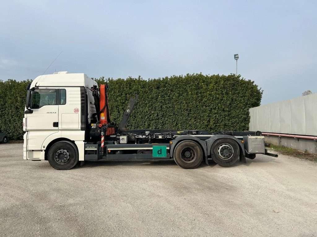 Man TGX 26.480 SCARRABILE CON GRU DIETRO CABINA Photo 3