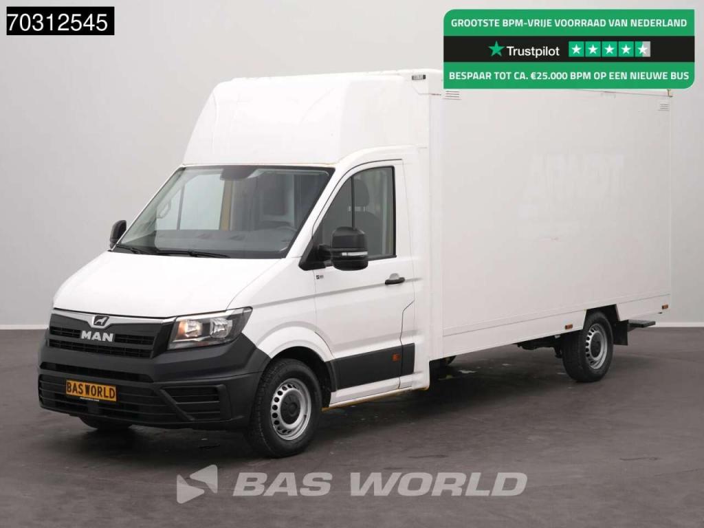 Man TGE 3.100 433cm Bakwagen Achterdeuren Zijdeur Airco Camera Euro6 Meubelbak Koffer Verkoopwagen Pakk Photo 1