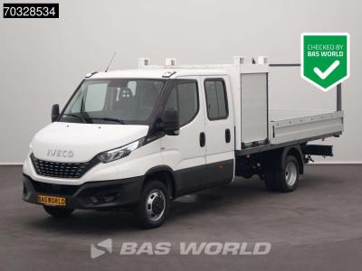 Iveco Daily 50C18 3.0L Automaat Open Laadbak met Kist Dubbellucht LED 3,5t Trekhaak Airco Cruise Euro6 Pr sold by BAS World B.V.