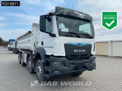 Man TGS 35.440 TGS 8X4 NEW! 14m3 3-side tipper Steel suspension Big-Axle Euro 6 sold by BAS World B.V.