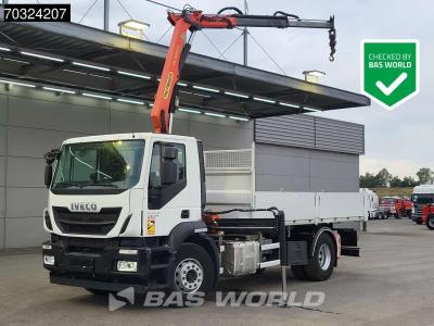 Iveco Stralis 310 4X2 Crane Tipper Palfinger PK11.001K Remote Full Steel Euro 6 sold by BAS World B.V.