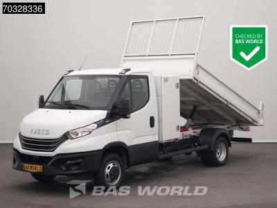 Iveco Daily 35C14 Automaat Dubbellucht Kipper met Kist 3,5t Trekhaak Airco Cruise Euro6 Tipper Benne Kiep sold by BAS World B.V.