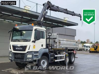 Man TGS 33.440 6X4 HIAB X-HIDUO 188 E-3 Crane Kran 10m3 2-way tipper Big-Axle Euro 6 sold by BAS World B.V.