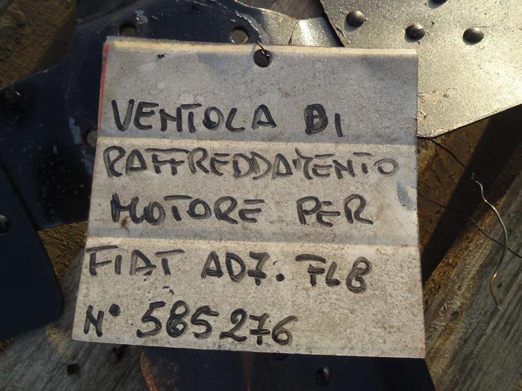 Cooling fan for Fiat AD7 - FL8 -N. 585276 Photo 2