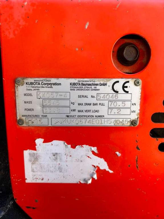 Kubota KX057-4 Photo 7